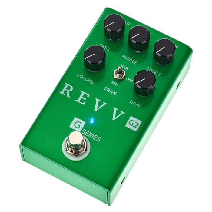 REVV | G2 | Touch Sensitive Preamp & Overdrive | Green Channel Amp in a Box