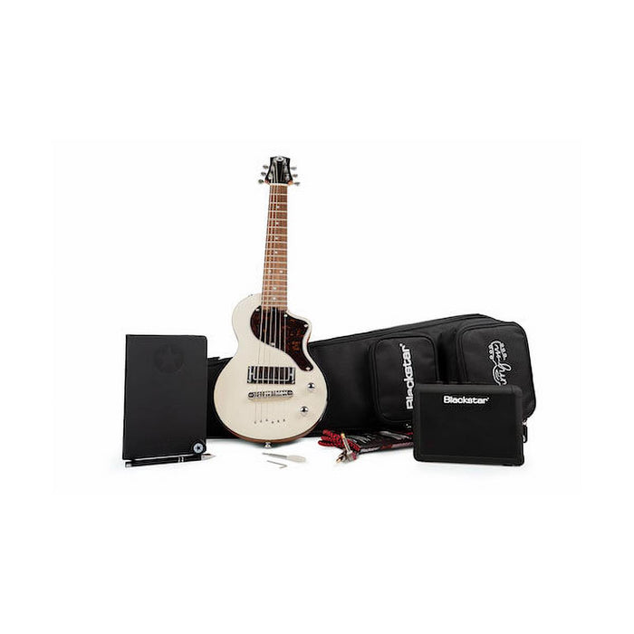 Blackstar | Carry-on Guitar FLY Pack | Vintage White | W/ Premium Gigbag, FLY Amp, Notebook