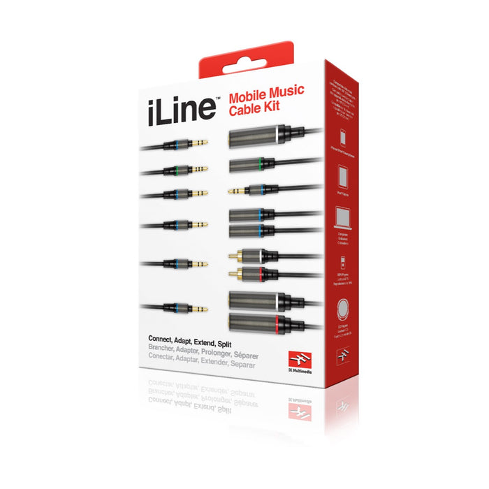 IK Multimedia | iLine Cable Kit | Mobile Audio Cables for iPhone & iPad