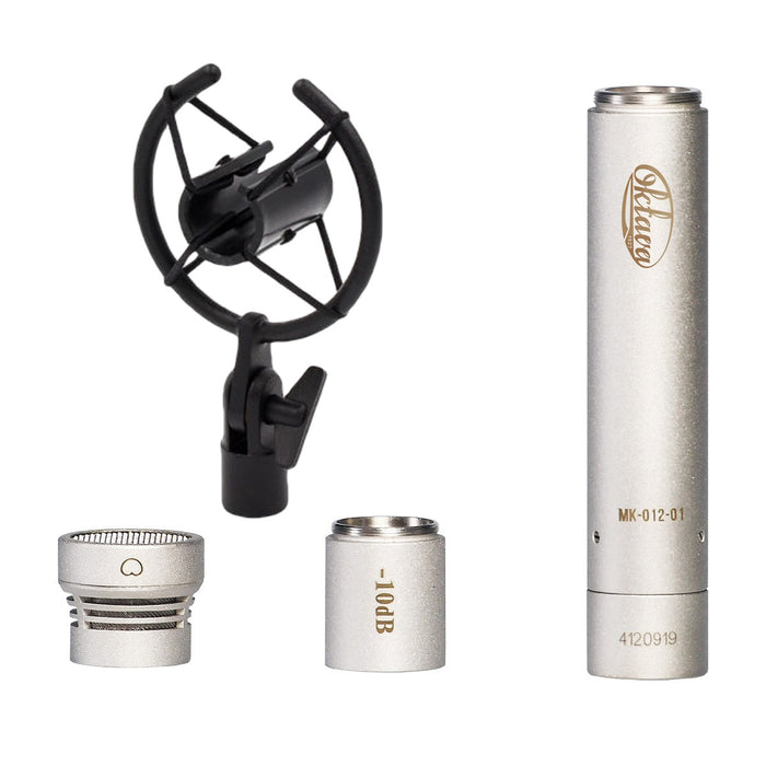 Oktava | MK-012-01 | Modular Small Diaphragm Condenser Microphone | w/ Cardioid Capsule | Silver