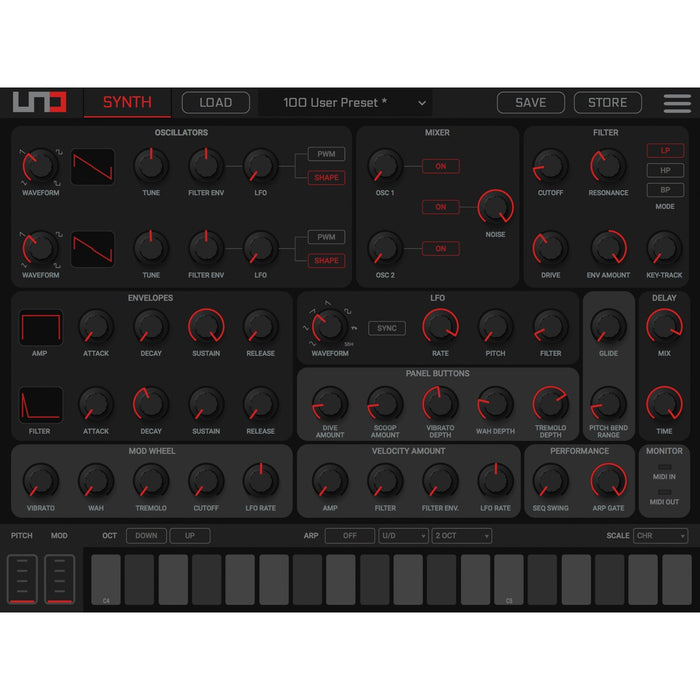 IK Multimedia | UNO Synth | Analog Desktop Synth | Powered by Sound Machines - Gsus4