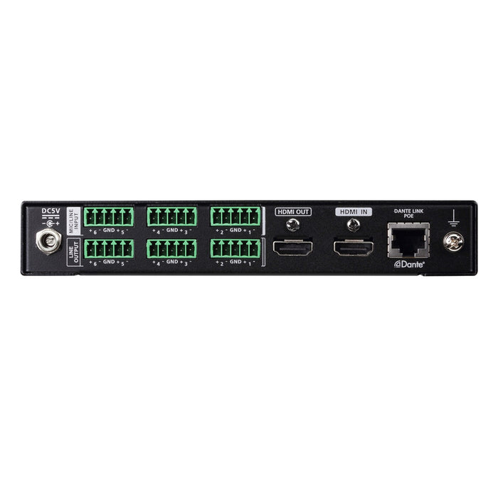 ATEN | VE66DTH | 6x6 Dante™ Networked Audio Interface w/ HDMI