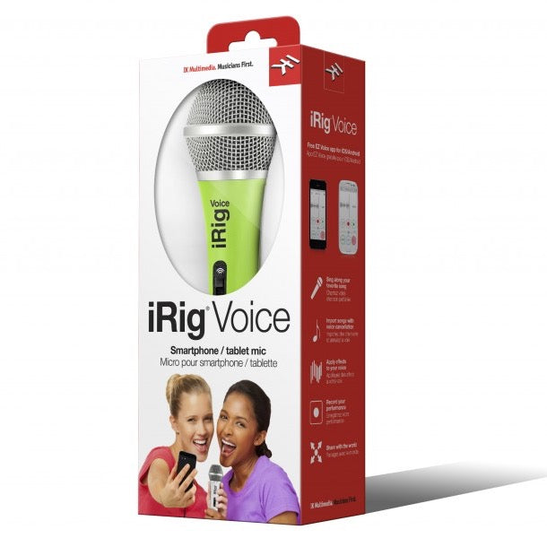 IK Multimedia | iRig Voice | Handheld Microphone | Green - Gsus4