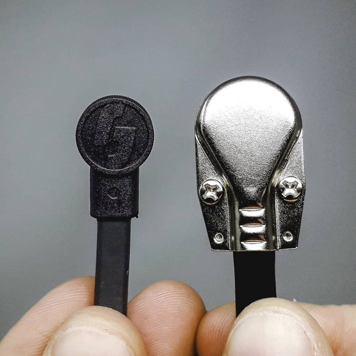 TourGear Designs | Flat Audio Patch Cable | TS Mono to TS Mono | S Shape (TGD CBL FP 3 S) - Gsus4