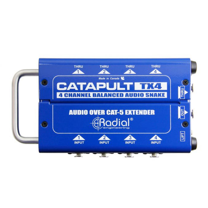 Radial | Catapult TX4 | 4CH Transmitter | Balanced I/O | Cat5 Audio Snake