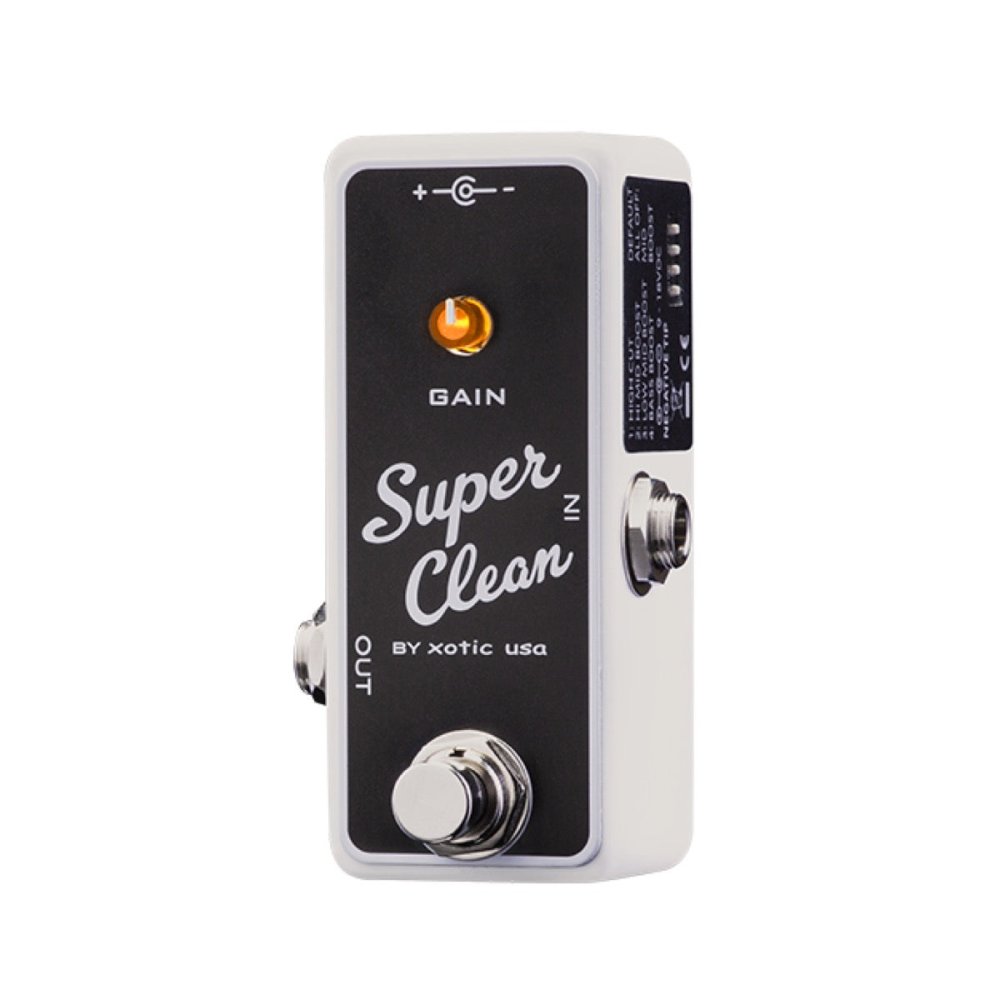 Xotic Super Clean Buffer w/ JRC4558 Chip w/ EQ Dip Switch - Gsus4
