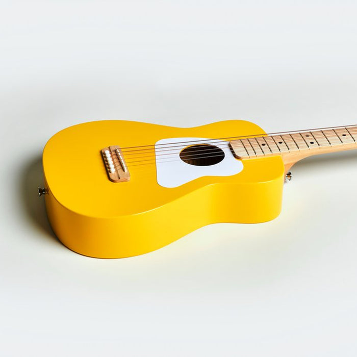 Loog | Pro VI Acoustic Guitar | w/ Chord Diagrams Flash Cards | Loog Learning App | Yellow